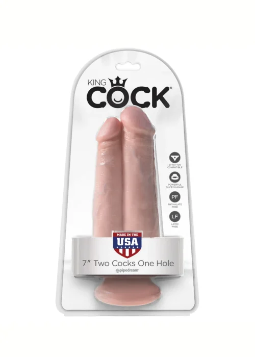 Dildo doble 7" (Two cocks one hole)